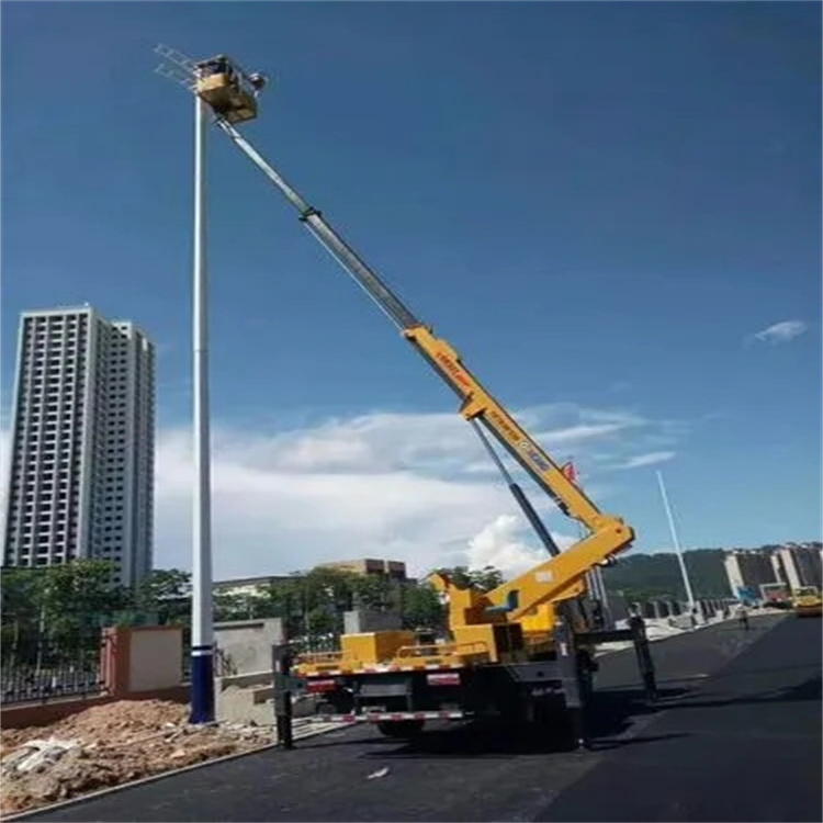 石家庄裕华维修路灯的曲臂升降车出租